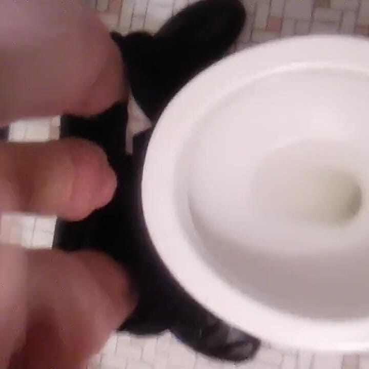 Transgirl gostosa brincando comigo mesma enquanto eu mijo