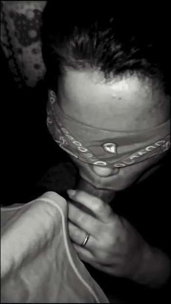 The married woman is sucking like a calf suckling