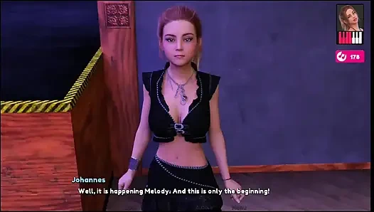 Melody # 27 - Melody gab johannes einen blowjob, nachdem sie ihm ihr sexy Outfit gezeigt hatte.