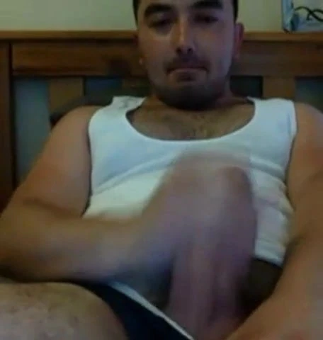 Cute cub wanking
