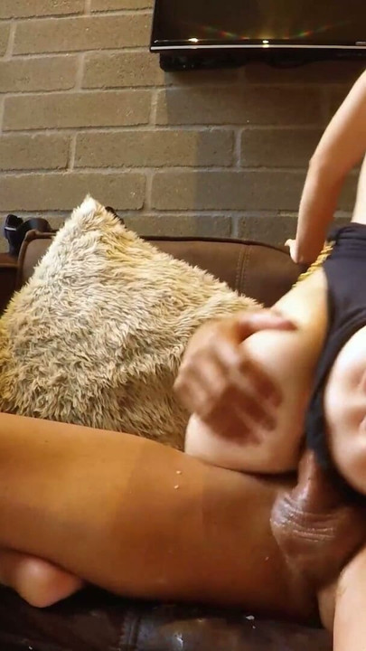 This CUTE LATINA 18YO played shy at first...now she takes raw ANAL every day and begs for more | Clip 2