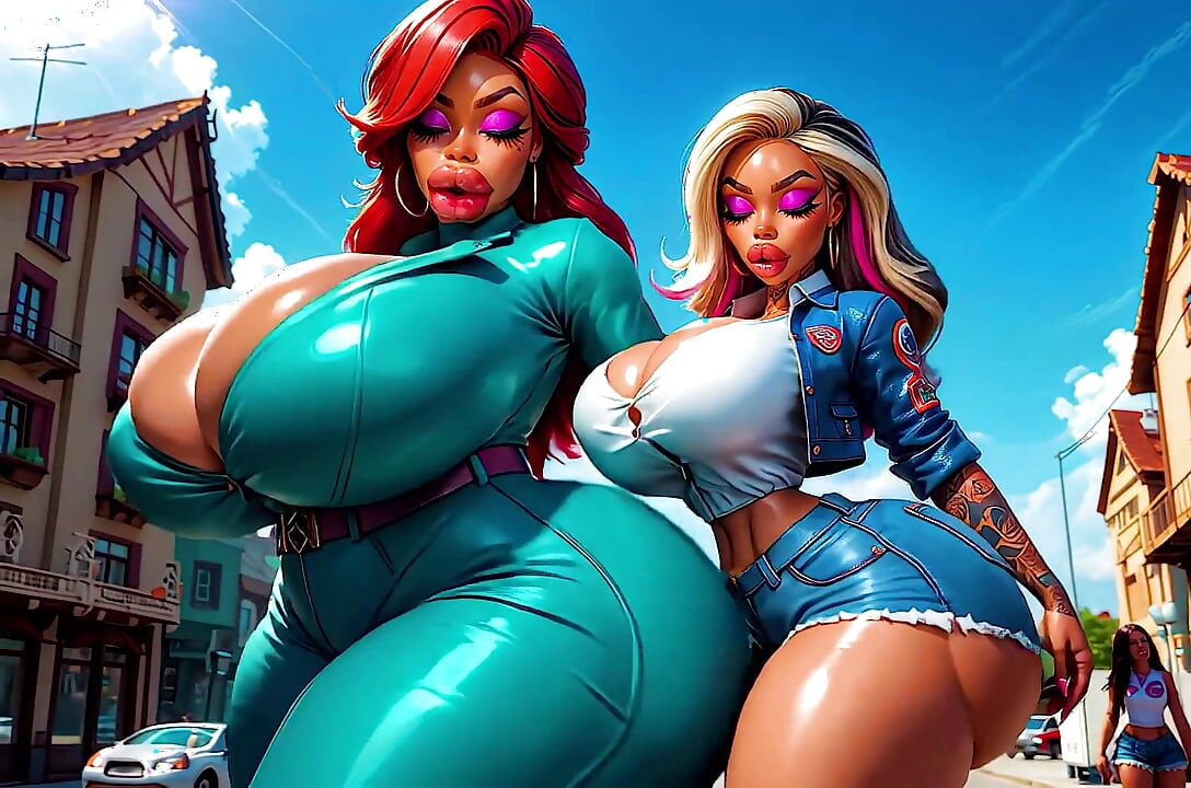 Baddies da đen khổng lồ gợi cảm nhất lắc lư và nẩy mông của họ cho đến khi bạn xuất tinh! - AI được tạo ra