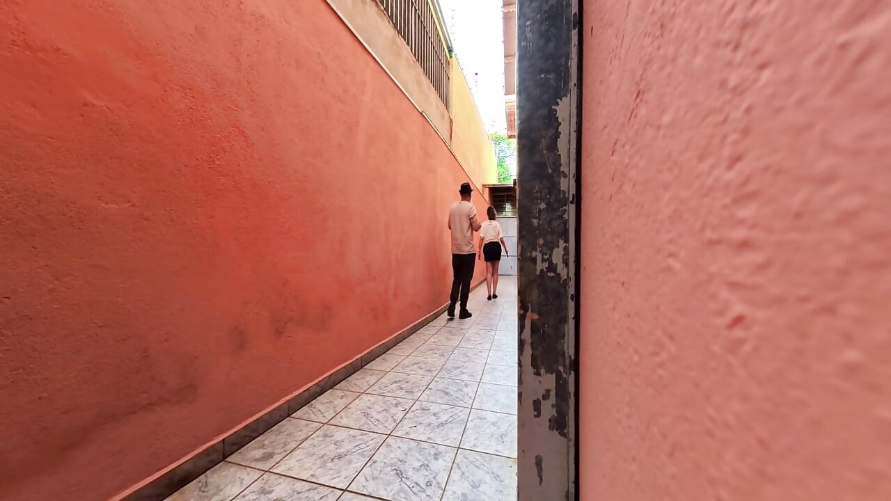 Tiempo helado, aplaude mágica con una chica ciega en el callejón