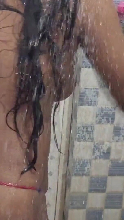 Hot village lady boobs show with bath | Clip 1