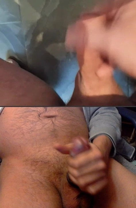 making bottom cum hard in vid chat