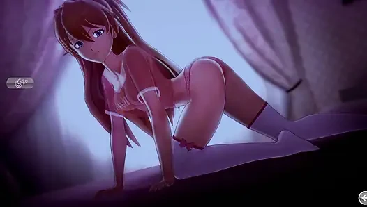 My Hentai Fantasy - All scenes from Sex with Asuka from Evangelion