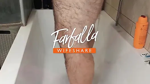 Bisexual Homemade Sex with Wife. Double Dildo. Wife Shaves Husband. Ep 30041
