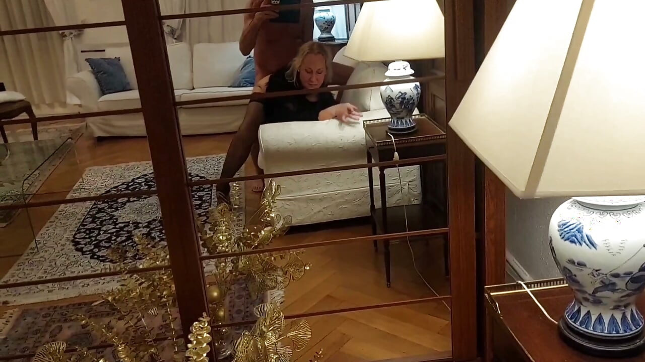 Beautiful Blonde Selena Poses and Has Sex
