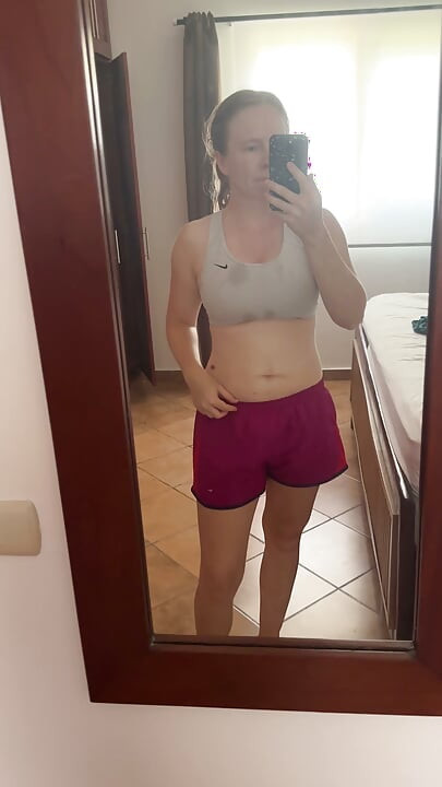 Hot and Sweaty Workout in the Bedroom