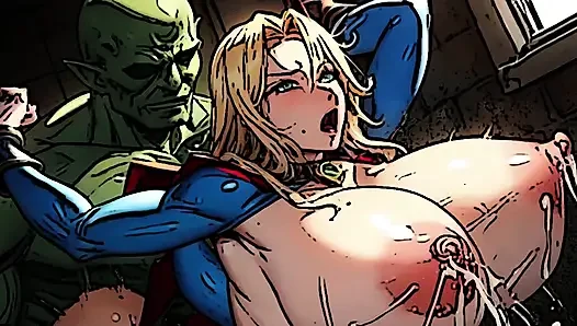 Üstün kız ve harika kadın yeni baharatlı tonlar filminde birbirlerinin büyük doğal göğüslerini sağıyor