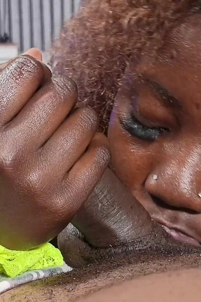 Big Black Boobs Petite Lady Sucking a Dick so Romantically Till I Cummed on Her Big Boobs