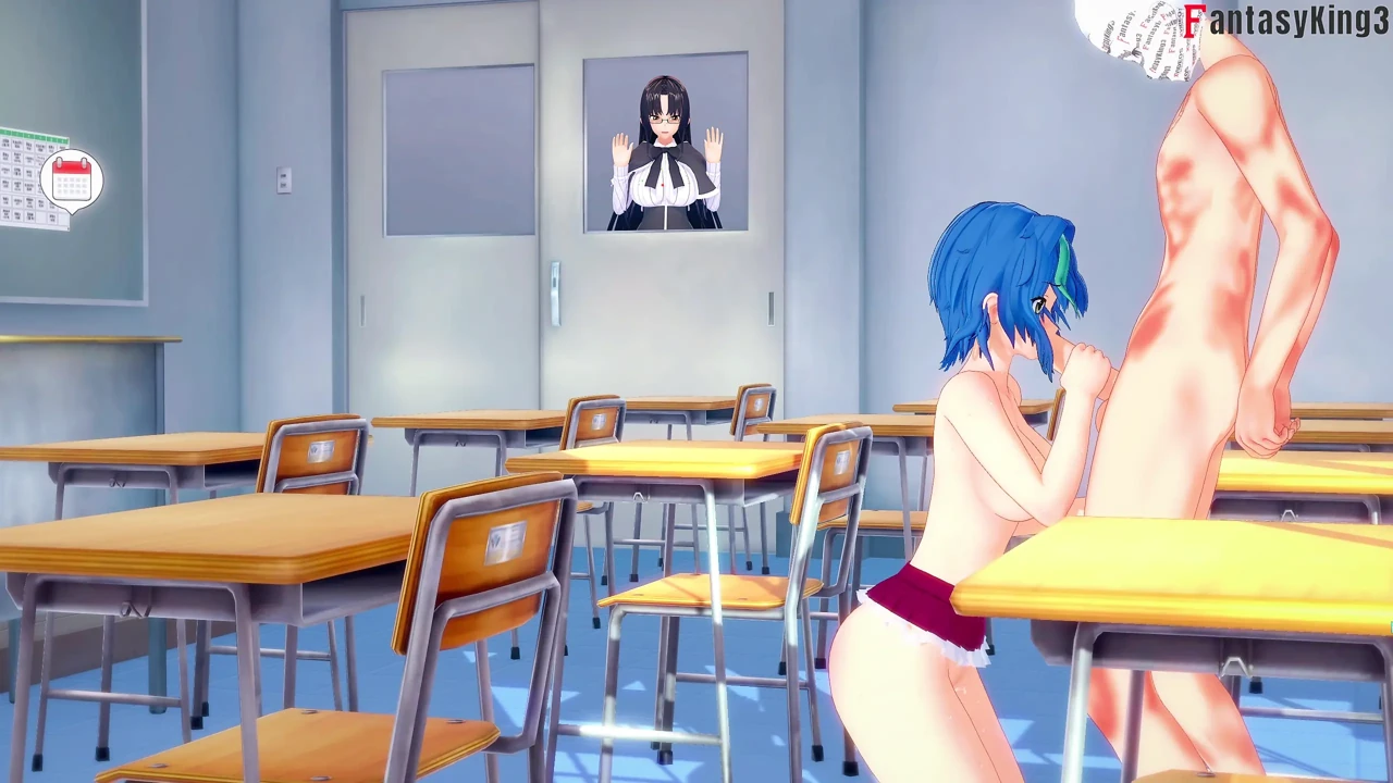 Xenovia Quarta gets caught sucking dick - HS DXD NTR Madness 13