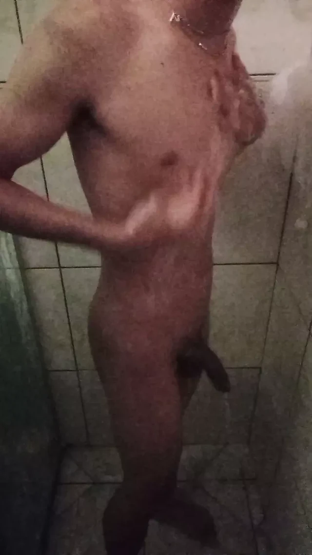 Boy on shower