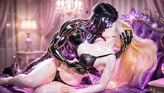 Step Mom and Step Son Deep Kissing Passionate Foreplay 3D