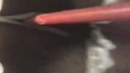 Mmm que rico palo introducido en mi culito
