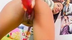 Cute Latina Pornstar Little Lupe Toys With Her Cunt