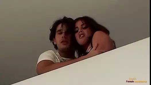 Two attractive women with large breasts like engaging in intimate conver...