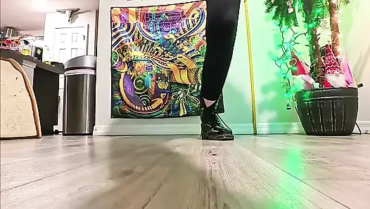6'7 Giantess in Doc Martens Stomping Hard Vicious Slow-mo Stomps