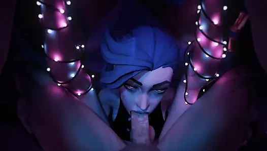 Cewek hot rambut biru ini dientot habis-habisan sampai dicrot di muka!