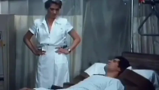 Lovely nurse is riding her patient's big cock
