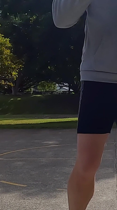 Powerful moment from "Straight guy playing basketball in public with his dick out."
