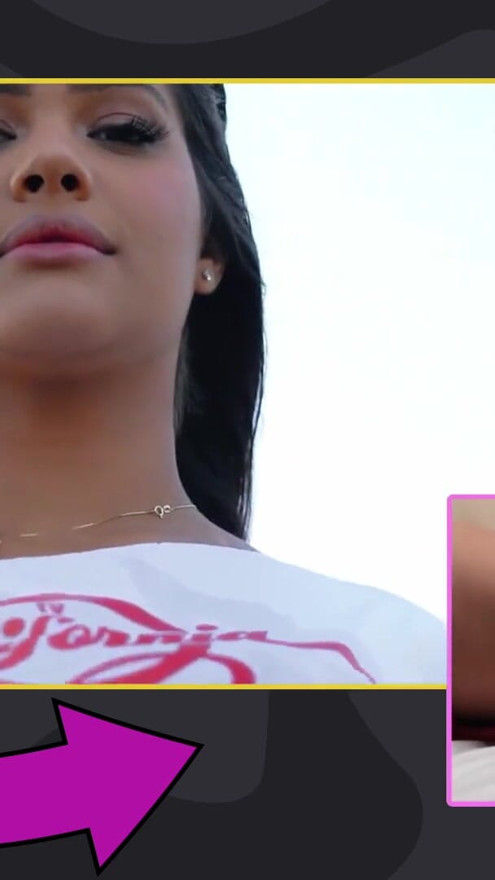 Ayarla Sousa, a 20-year-old brunette with a perfect body and a pussy for the reality show California: after an exciting buggy ri | Clip 1