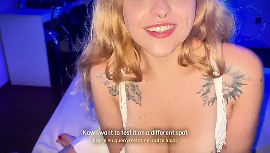 Stepsis Tests New Sweet Cream During Blowjob & Gets A Creampie