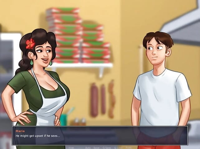 Summertime Saga Part 215 - Pizza Lady by MissKitty2K