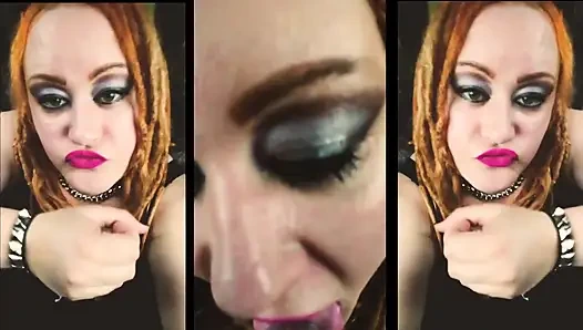 Ngobrol sama pacarnya di telpon sambil nyepong kontol teman imutnya