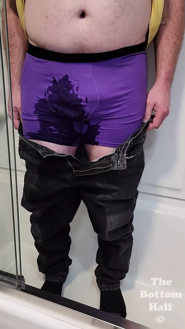 Pissing my new underwear, when I had to go