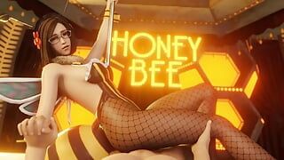 Nayo é uma stripper tão doce de abelhas