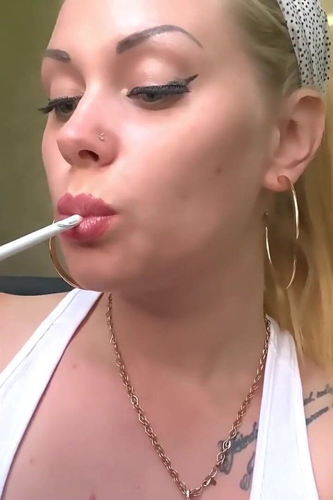 I know you are happy to see Me smoking again! JOI