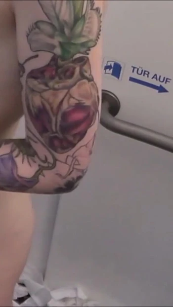 Memorable moment from "Real German Redhead Street Hooker Fuck in Public Toilet"