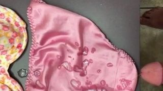 Pink panty cum