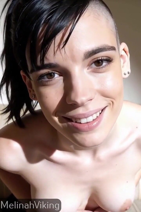 Topless Couch Flirt