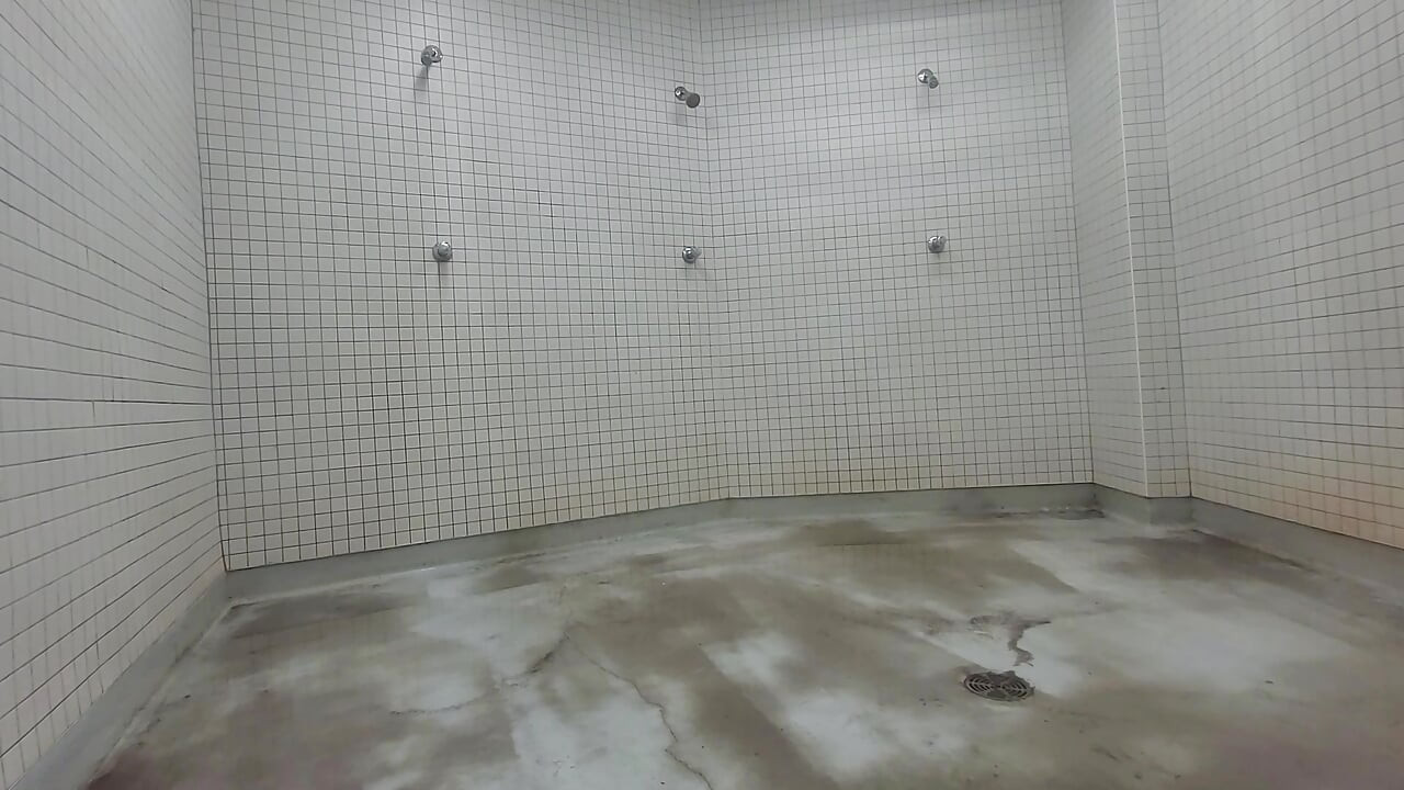 masturbating in the public shower