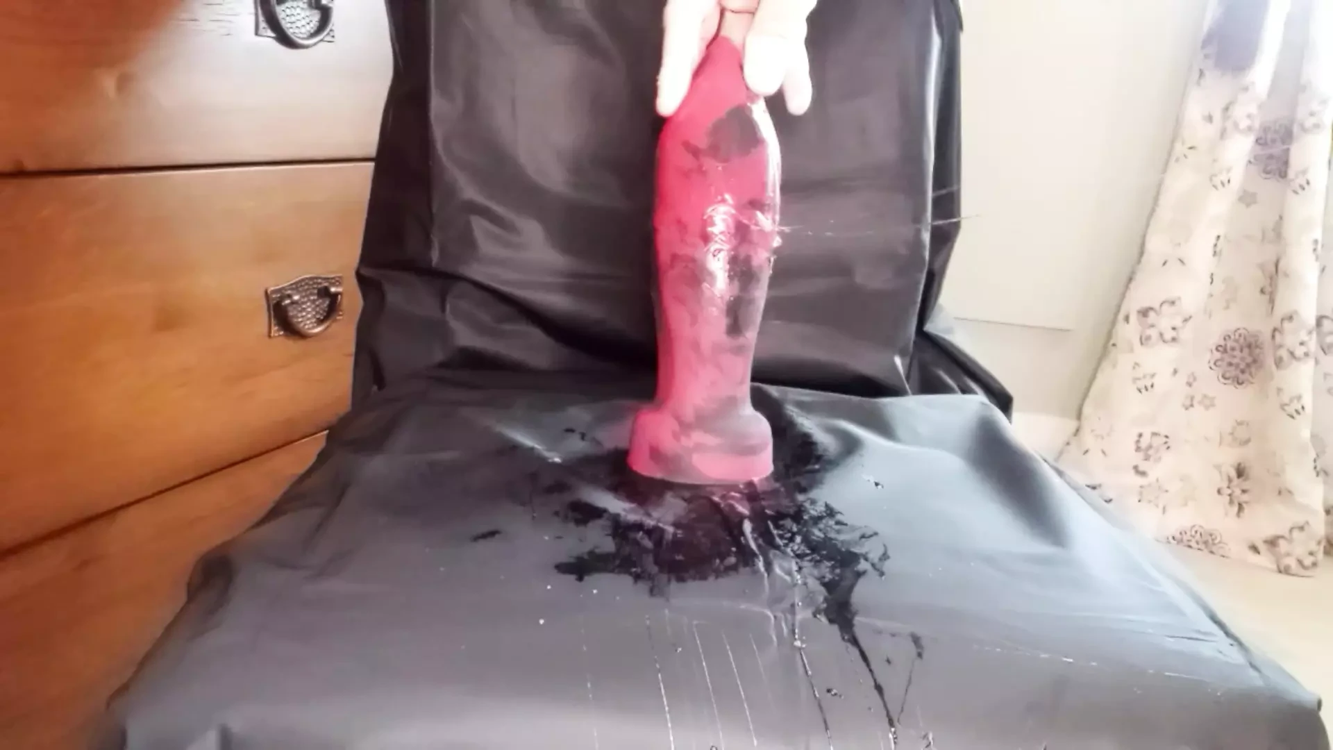 Gay fun with big anal toys