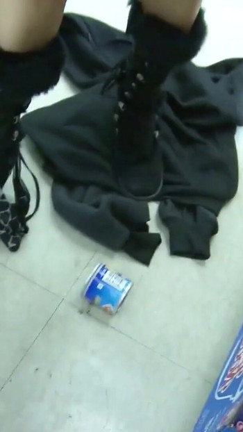 Unforgettable moment from "College Girl Jasmine Has Public Fuck in Mall Store before Party"