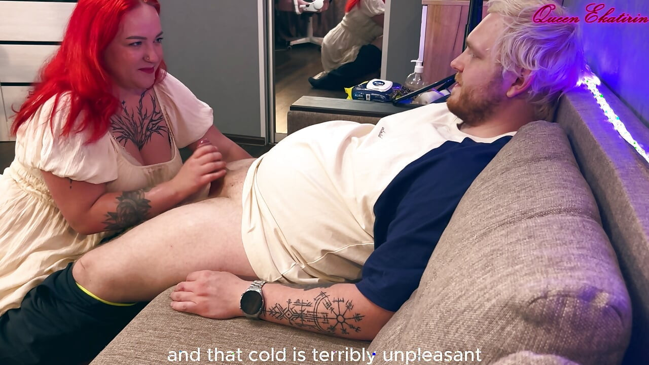 My wife caught me jerking off. She doesn't like it when she doesn't serve my dick.