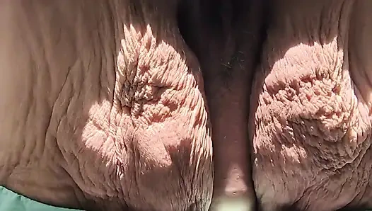 In the Woods Ass Bent Over