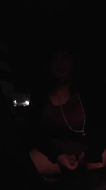 Unforgettable moment from "Mature sissy CD in Car masturbation fun !"