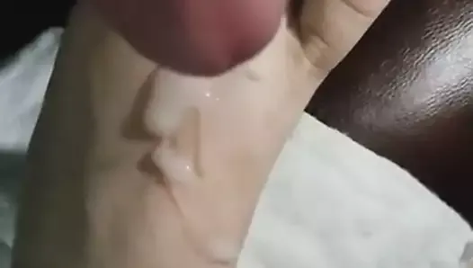 Wife foot cumshot