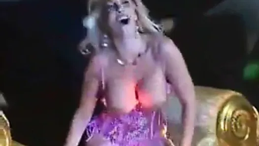 Milly D'Abbraccio - Classy blonde MILF dancing on the stage