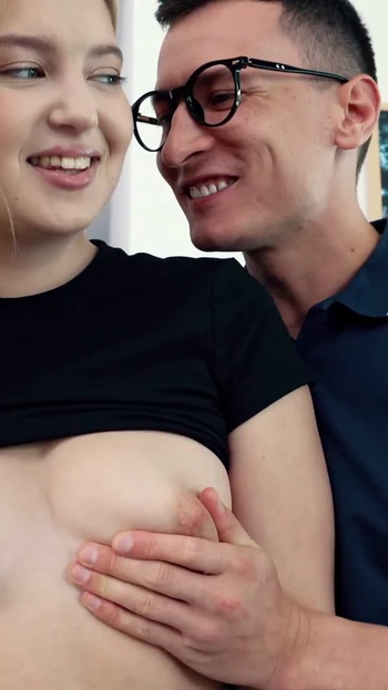 Iconic moment from "Beautiful stepsis offers her pussy as reward to stepbro"
