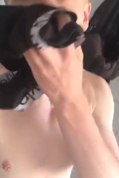 Fit Boy Empties His Uncut Dick