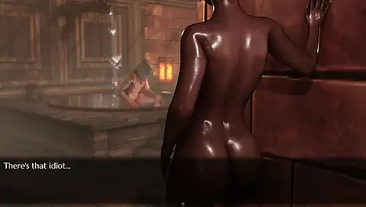 Cewek itu memata-mataiku dan masturbasi sama kontol besarku