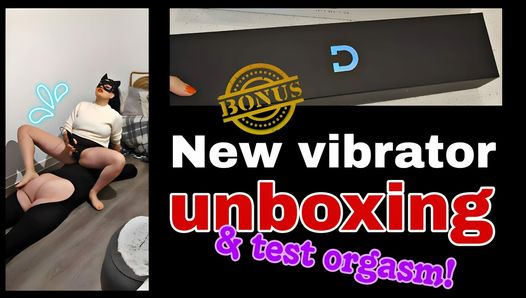 Unboxing de vibrador, masajeador de fundición doxy personalizado, femdom facesitting, bdsm