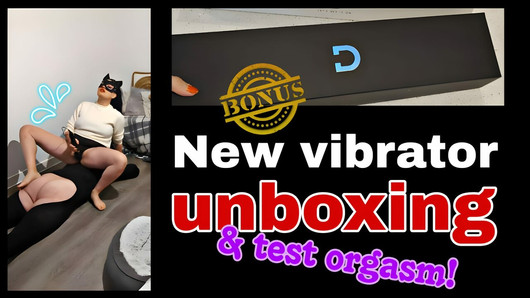 Unboxing de vibrador, masajeador de fundición doxy personalizado, femdom facesitting, bdsm