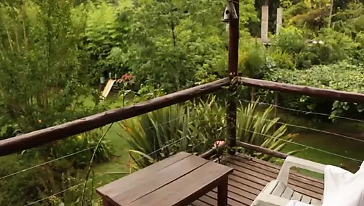 Rainy Days, Pink Hair Girlfriend Keeps Asking Me to Fuck Her All Over the House. Real Romantic Sex