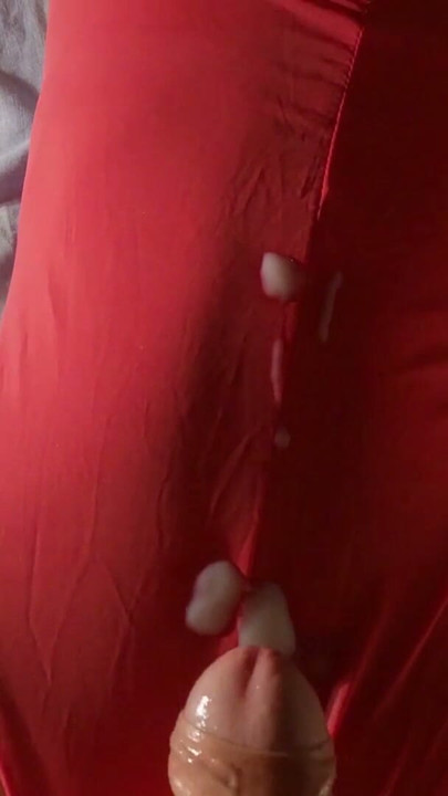 Doppelter Cumshot... mein armer roter Body vollgespritzt | Clip 1